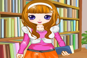 图书馆的可爱女生