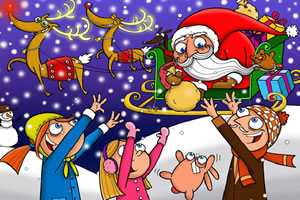 圣诞欢乐拼图