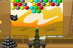 海盗船大炮泡泡龙