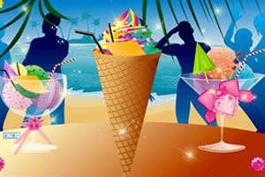 美味冰淇淋装饰