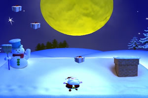 圣诞老人的顽皮麋鹿