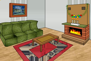 上锁的卡通房间8