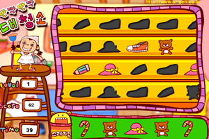 小乖女打扫房间