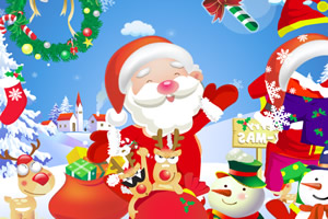 和圣诞老人一起玩