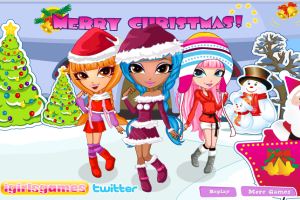 可爱的圣诞聚会