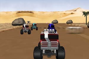 3D怪物卡车沙漠赛