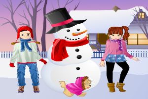 雪中欢乐装扮秀