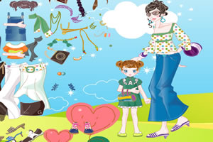 妈妈跟女儿装扮