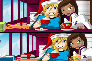 圣诞姐妹找不同