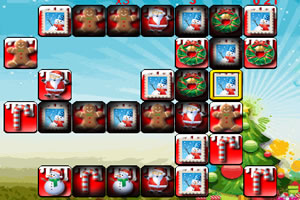 圣诞节麻将连连看