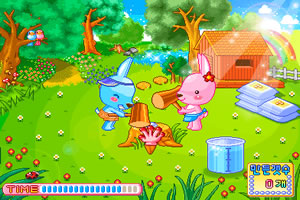 红蓝小羊打年糕