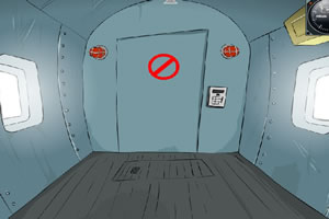 逃出失控的飞机