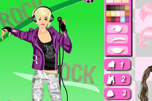 摇滚女孩换装