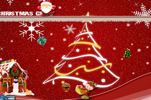 篮子接圣诞礼物