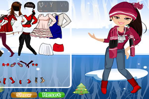 可爱新年女孩换装 