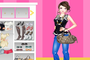 漂亮女孩时装秀