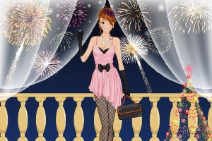 喜庆的新年庆祝活动