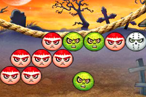 鬼脸小球泡泡龙