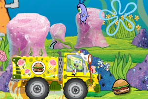 海绵宝宝开卡车
