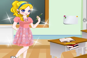 可爱的高中女生