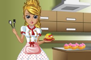 厨师女孩的装扮