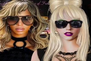 LadyGaga与碧昂丝 