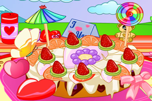 情人节巧克力蛋糕