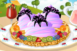 制作草莓冰淇淋