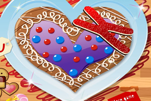 设计心形饼干