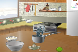 制作蓝莓奶油蛋糕