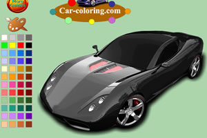 跑车填颜色