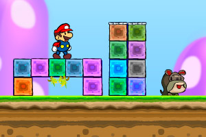 马里奥冒险跳跃选关版