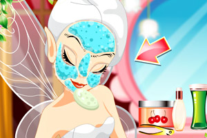 蝴蝶精灵做美容