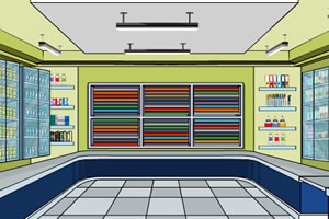 文具店逃逸