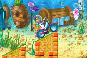 海绵宝宝骑单车2选关版