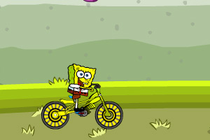 海绵宝宝骑单车