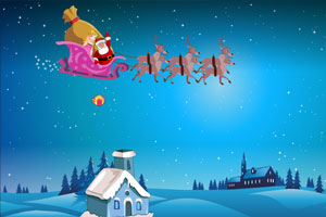 圣诞老人投送礼物