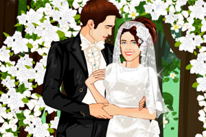暮光情侣婚纱照
