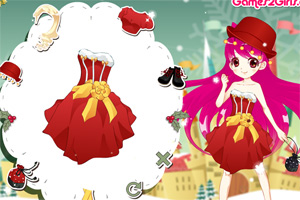 卡哇伊圣诞萌妹