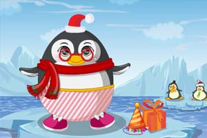 企鹅圣诞装