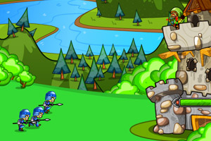 弓箭兵守城无敌版