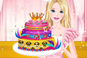 芭比的皇冠蛋糕