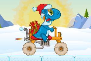 恐龙自行车圣诞版