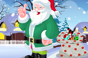 圣诞老人出行装