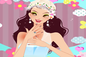 春天的美甲新娘