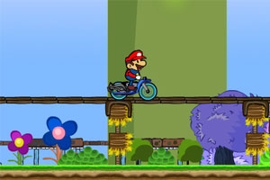 马里奥骑单车