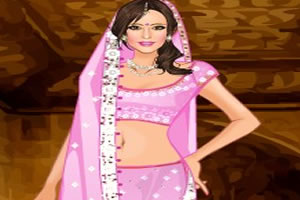 华丽的印度女孩