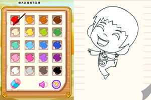 生日梦精灵涂色