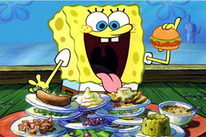 海绵宝宝晚餐拼图