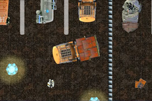 港口停靠运输车